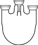 Flask, Round Bottom, Four-Neck, Sockets with 10/30 Outer
